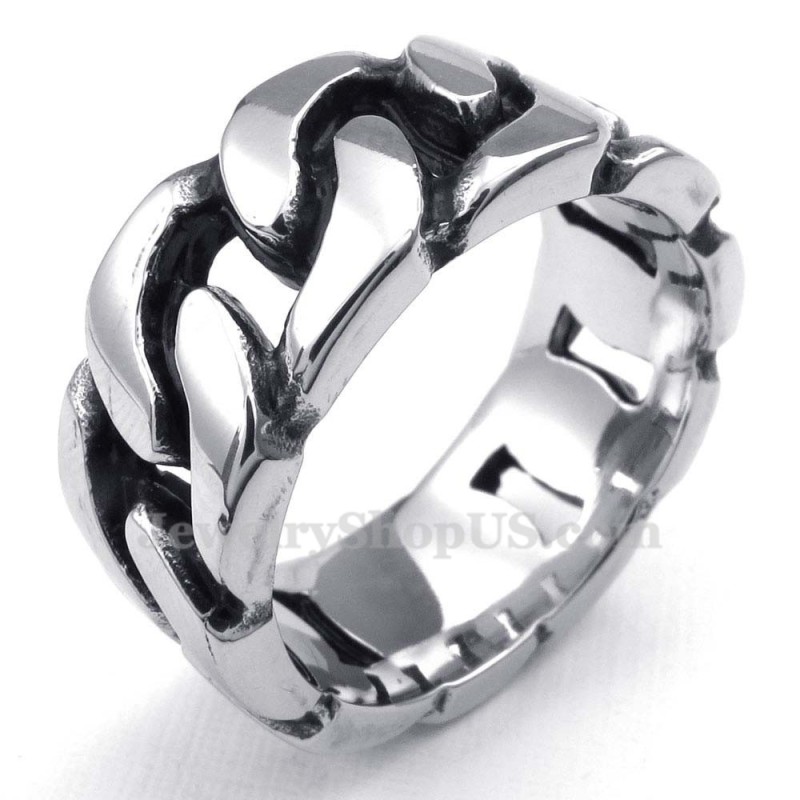Bague Chaînes En Titane Bague Chaînes En Titane