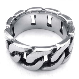 Bague Chaînes En Titane
