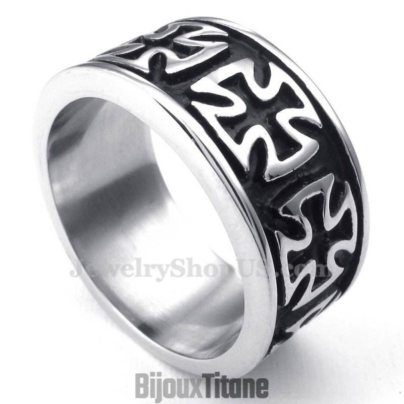 Bague Croix En Titane Bague Croix En Titane