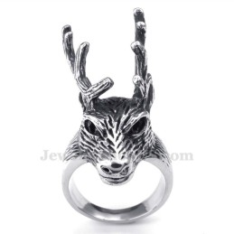 Bague Cerf En Titane