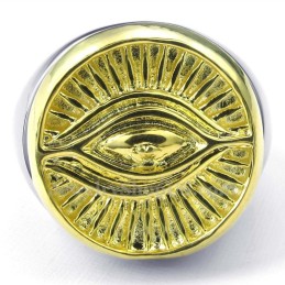 Bague En Titane Et Or Dieu Du Soleil