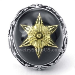 Bague En Titane Noir