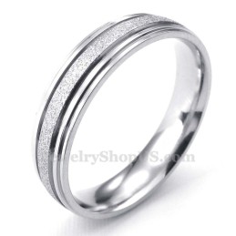 Bague Lovers En Titane Sablé (Homme)
