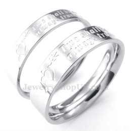 Bague En Titane « Une Flèche Dans Le Cœur » (Homme)