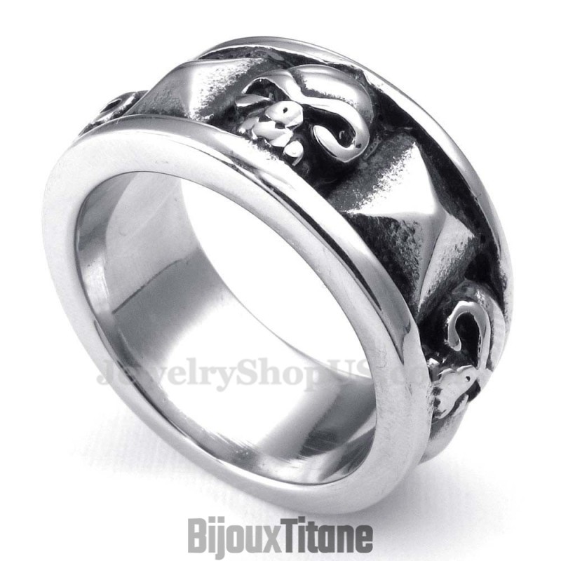 Bague Crâne En Titane Bague Crâne En Titane