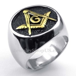 Bague Maçonnique En Titane