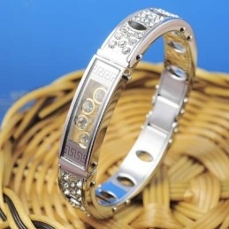 Bracelets En Titane Et Diamant Pour Hommes