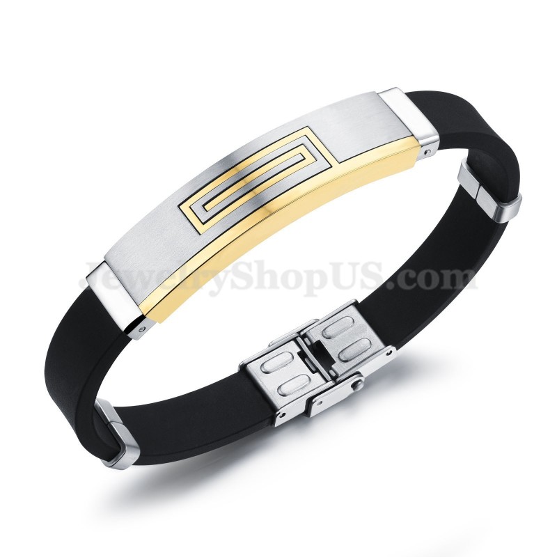 Bracelet En Titane Pour Homme C998, Offre Spéciale