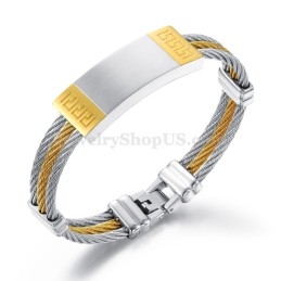 Bracelet En Titane Exquis Pour Homme C755