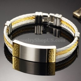 Bracelet En Titane Exquis Pour Homme C755