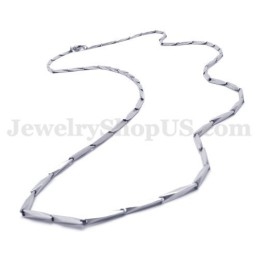 Collier Et Chaîne En Titane Pour Homme, Argent Et Exquis