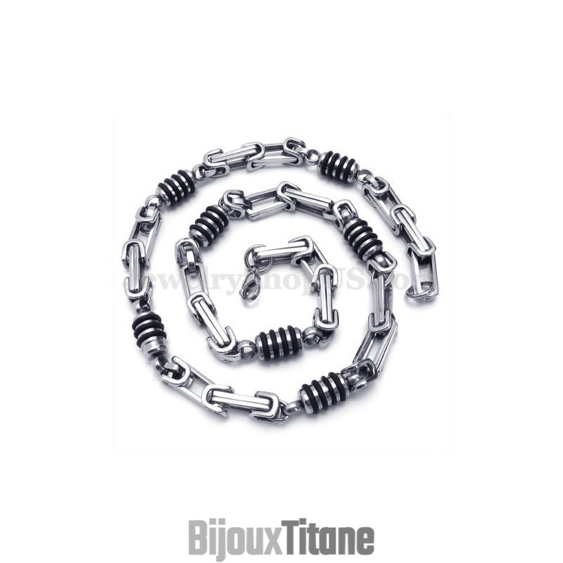 Collier Chaîne En Titane Pour Homme Tendance