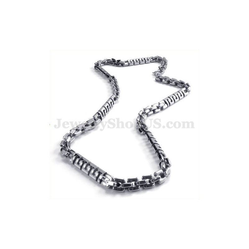Collier Chaîne En Titane Pour Homme Tendance