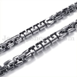 Collier Chaîne En Titane Pour Homme Tendance