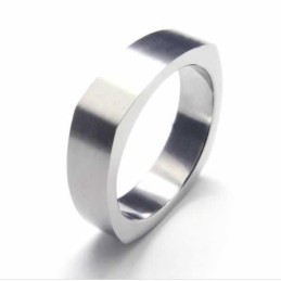 Bague Unisexe En Titane Pur De 5 Mm