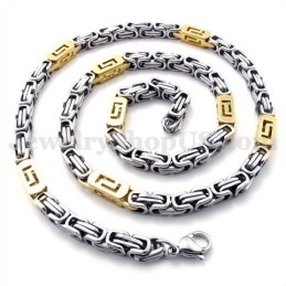 Collier Chaîne En Titane Pour Homme Tendance