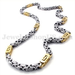 Collier Chaîne En Titane Pour Homme Tendance