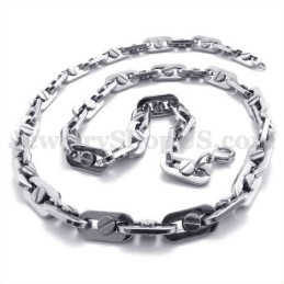 Collier Élégant En Titane Pour Homme
