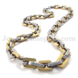 Collier Et Chaîne En Titane Pour Homme, En Or Et En Exquise
