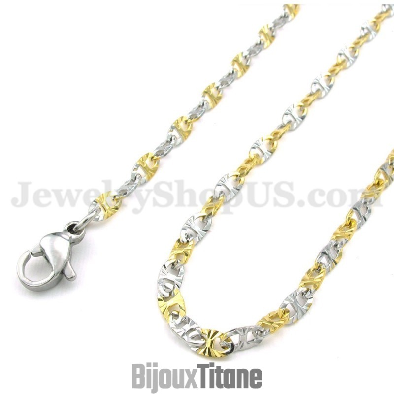 Collier Chaîne En Titane Tendance Collier Chaîne En Titane Tendance