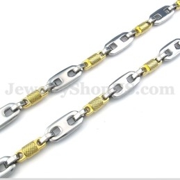 Collier Chaîne En Titane Pour Homme Tendance