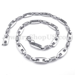 Collier Chaîne En Titane Pour Homme Tendance