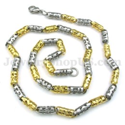 Collier Et Chaîne En Titane Pour Homme, En Or Et En Exquise
