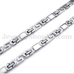 Collier Chaîne En Titane Pour Homme Tendance