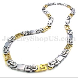Collier Chaîne En Titane Pour Homme Tendance