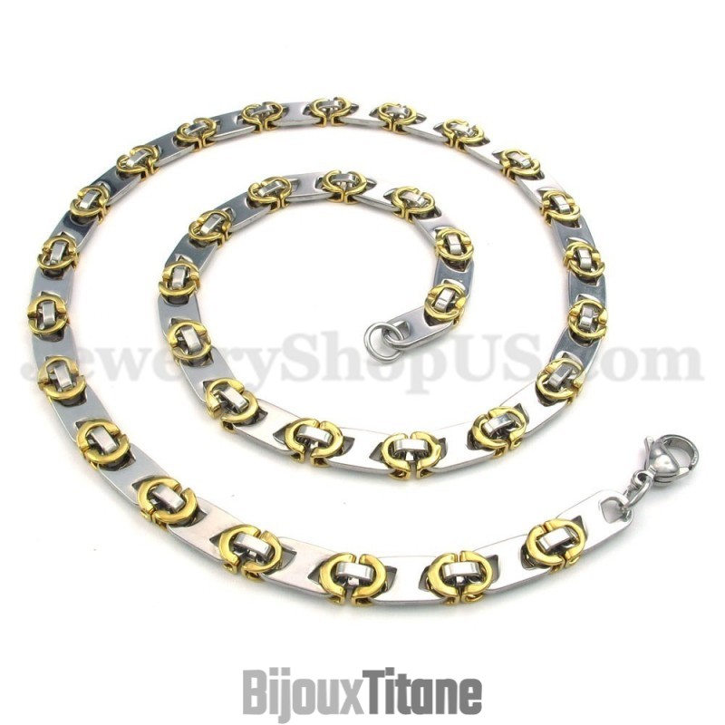 Collier Et Chaîne En Titane Pour Homme Collier Et Chaîne En Titane Pour Homme