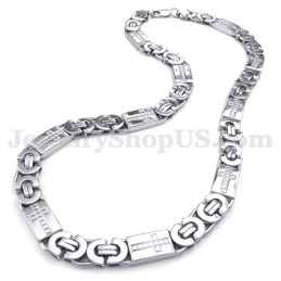 Collier Chaîne En Titane Pour Homme Tendance