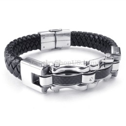 Bracelets En Titane Noir Et Or Pour Hommes