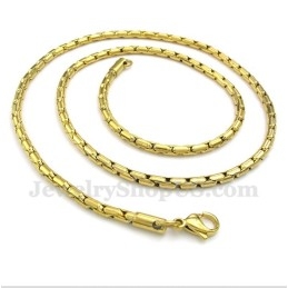 Collier En Titane Et Or Pour Homme