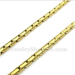 Collier En Titane Et Or Pour Homme