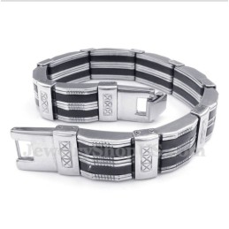 Bracelet En Caoutchouc Titane Pour Homme