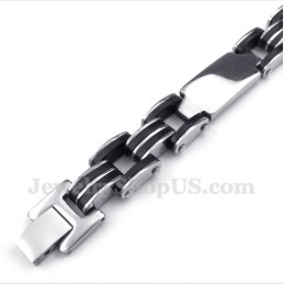 Bracelet En Caoutchouc Titane Pour Homme