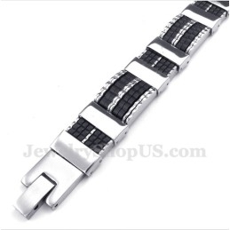 Bracelet En Caoutchouc Titane Pour Homme