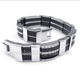 Bracelet En Caoutchouc Titane Pour Homme