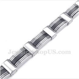 Bracelet En Caoutchouc Titane Pour Homme
