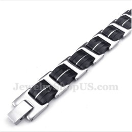 Bracelet En Caoutchouc Titane Pour Homme