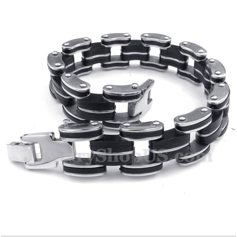 Bracelet En Caoutchouc Titane Pour Homme Bracelet En Caoutchouc Titane Pour Homme