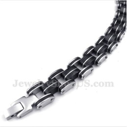 Bracelet En Caoutchouc Titane Pour Homme