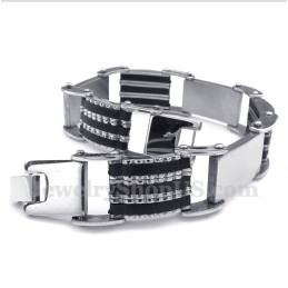Bracelet En Caoutchouc Titane Pour Homme
