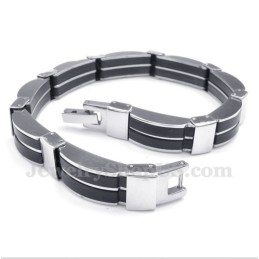 Bracelet En Caoutchouc Titane Pour Homme