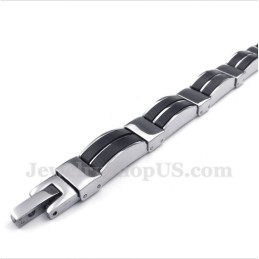 Bracelet En Caoutchouc Titane Pour Homme