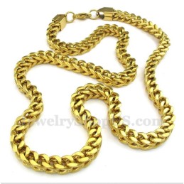 Collier En Titane Et Or Pour Homme