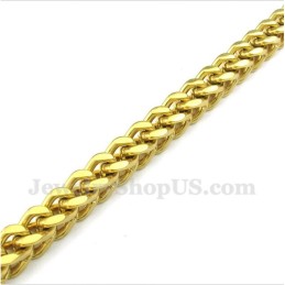 Collier En Titane Et Or Pour Homme