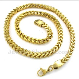 Collier En Titane Et Or Pour Homme