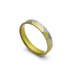 Bague En Titane, Or Et Argent De 4 Mm