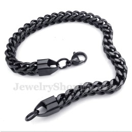 Bracelet Homme En Titane Noir